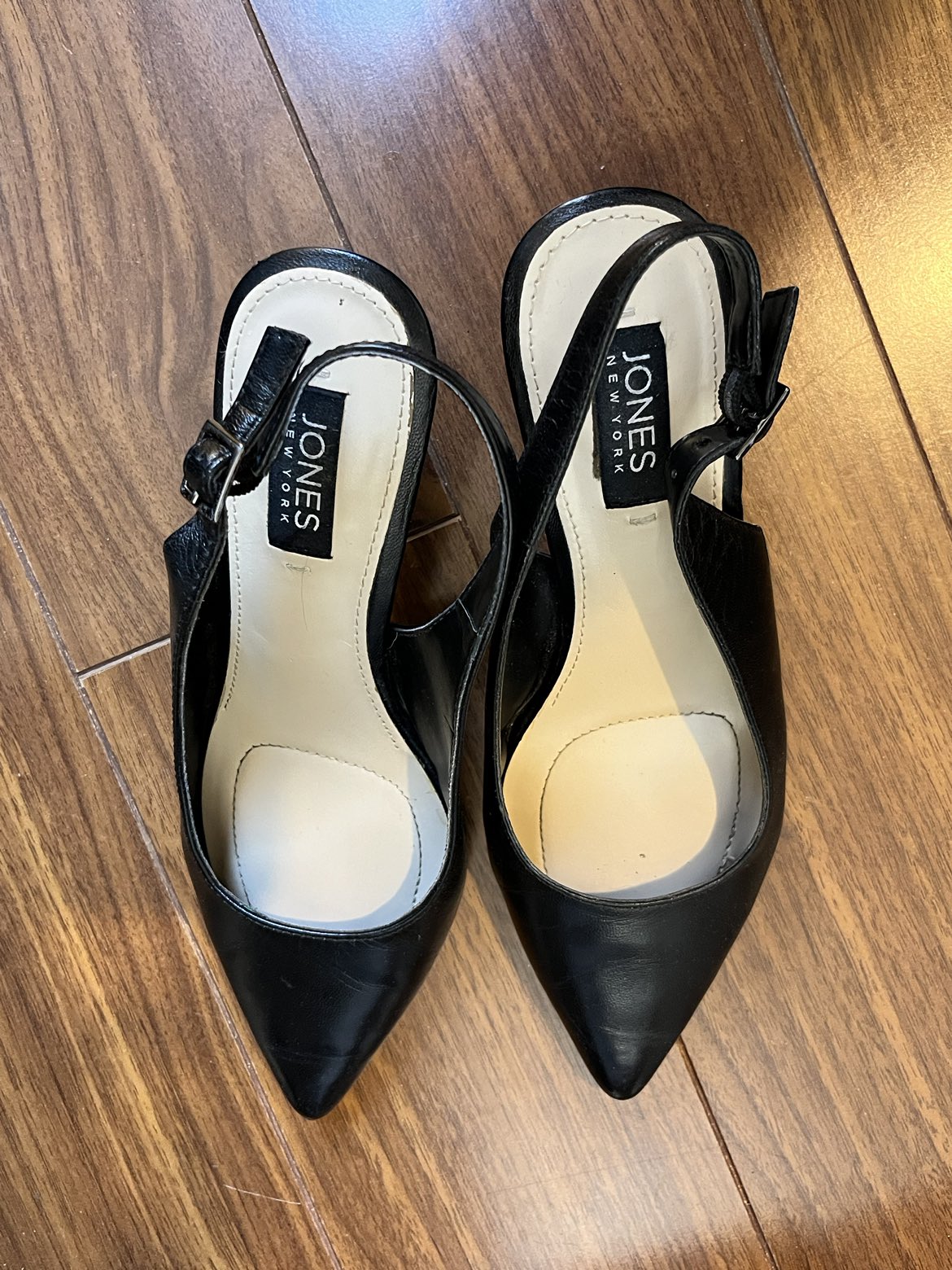 Black Leather Heels - photo 2