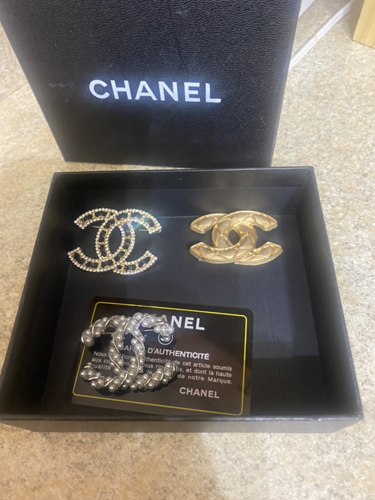Designer inspired brooches