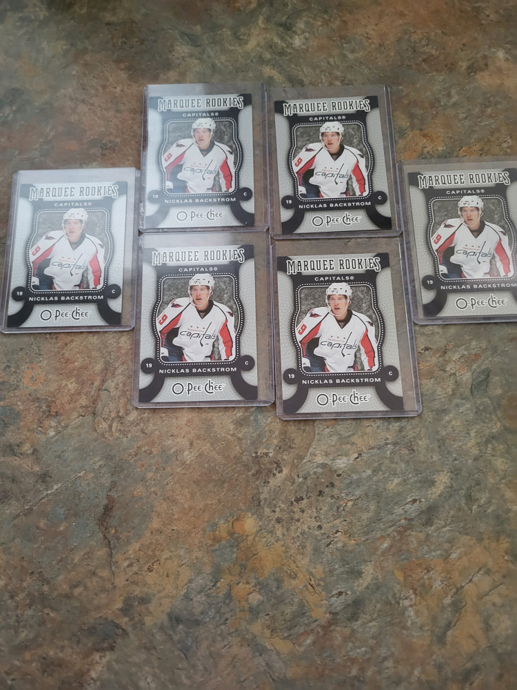 Nicklas Backstrom .Rookie  cards 3 dollars  each. thumbnail