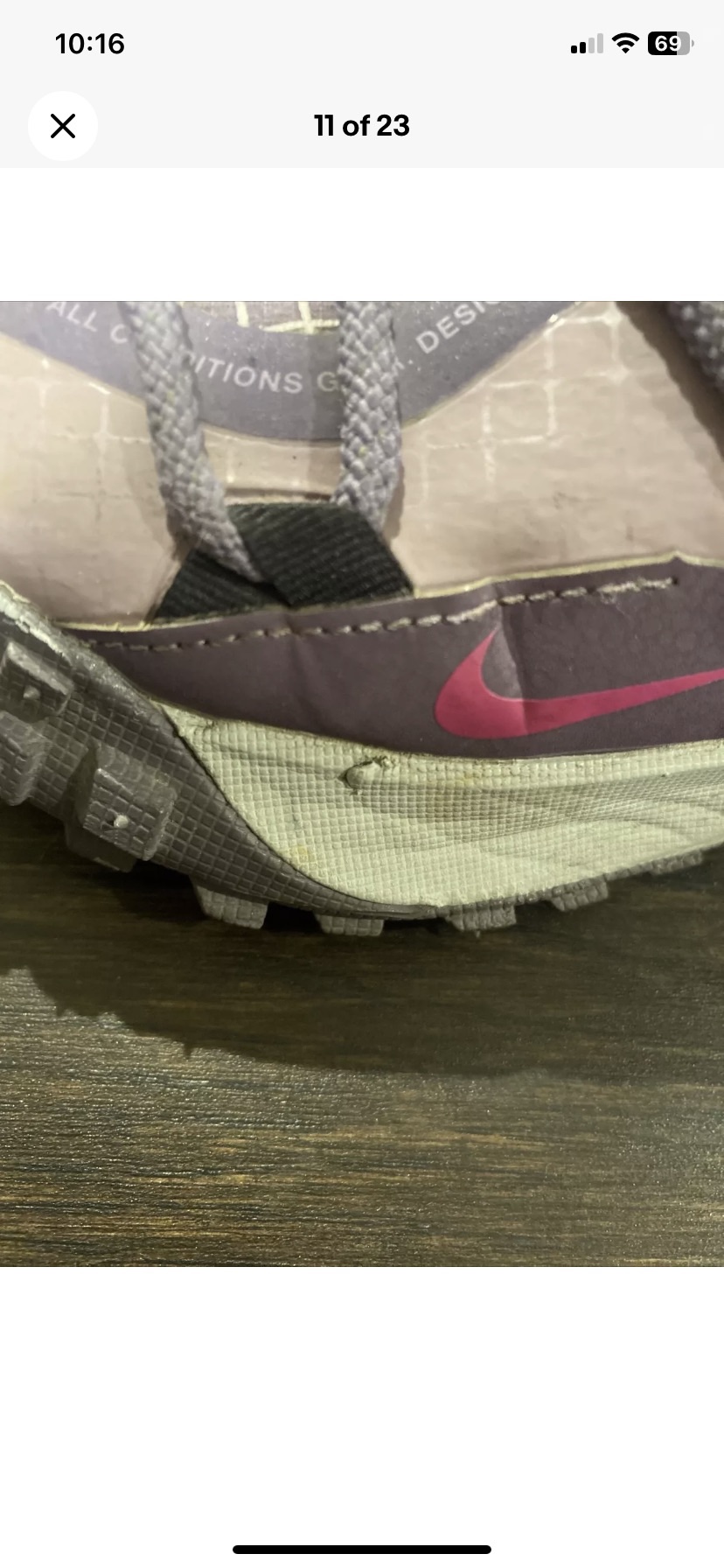 Nike ACG Mountain Fly Low Canyon Purple M Size 7.5 DQ1979-500 image indicator(3)