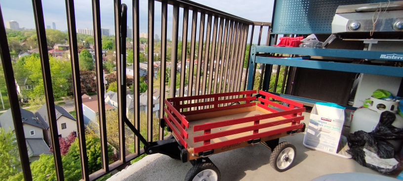 Wooden Wagon Sleigh/Sled