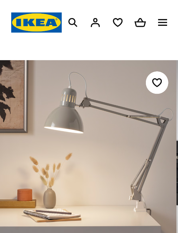 🧡 TERTIAL Work Lamp, Beige with 2 Bulb Pack 🔥 image indicator(2)