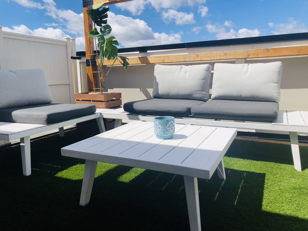 Modern Patio furniture 3pc set