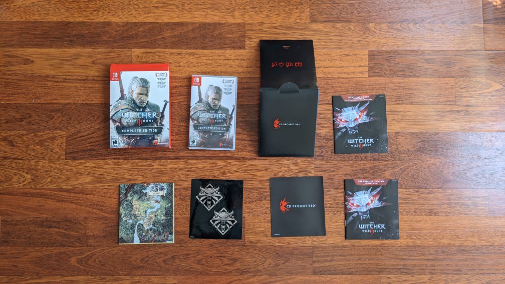 Witcher 3: Stickers, Map, Compendium