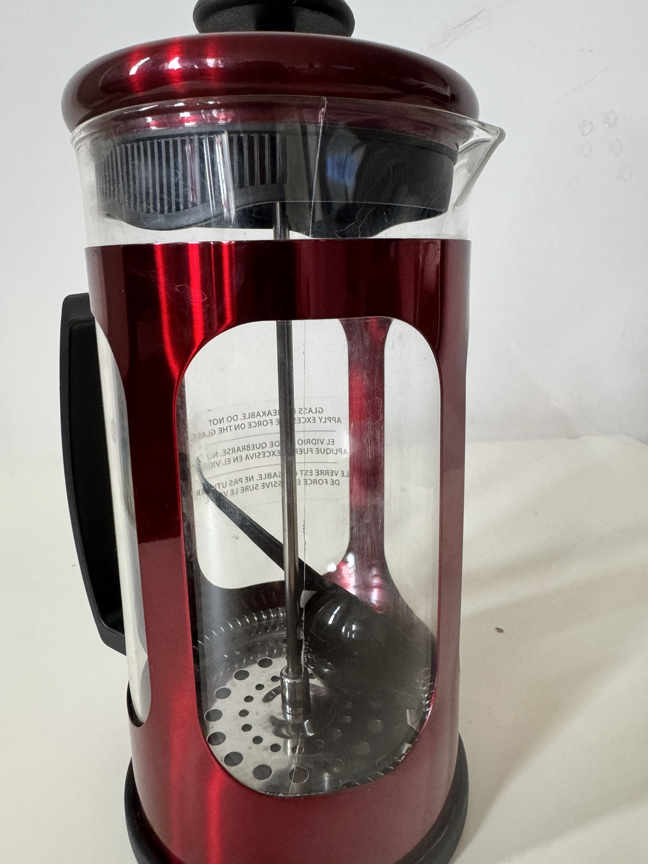 Mr. Coffee 30oz Glass and Stainless Steel French press - photo 4