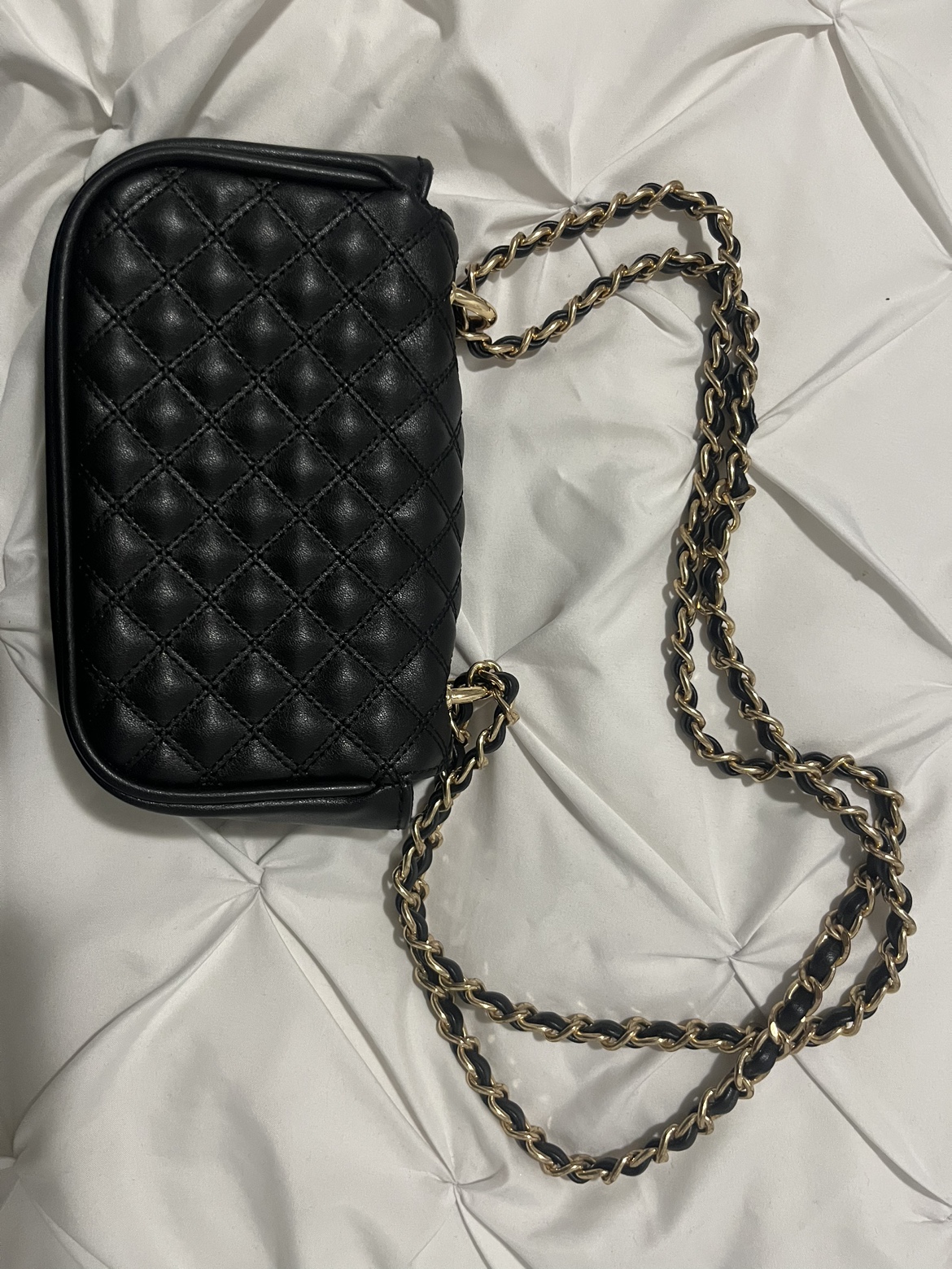 Black faux leather KENDALL + KYLIE side purse - photo 3