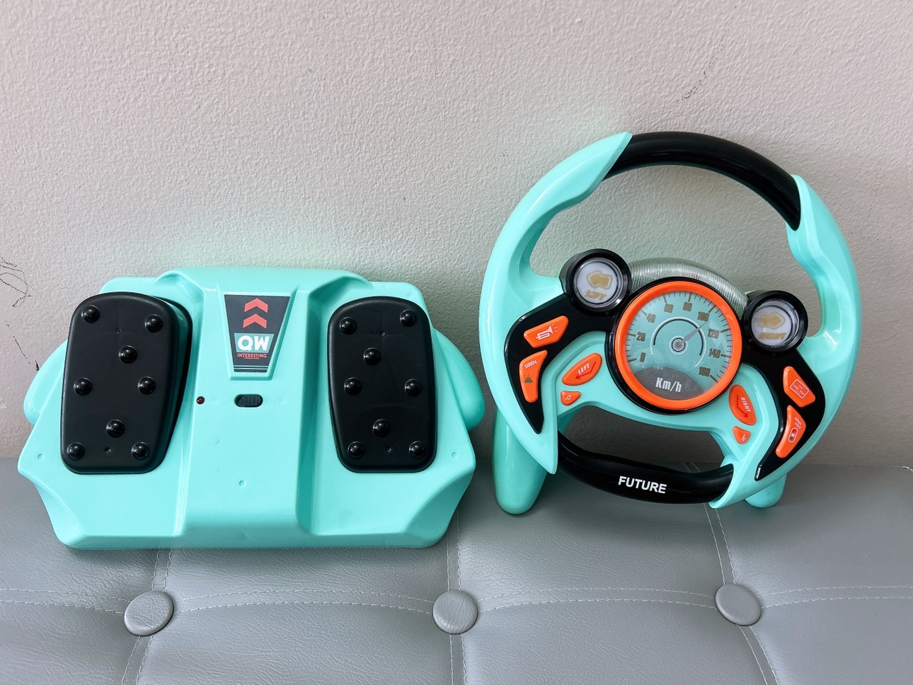 Steering Wheel and Pedal toy (I have two)