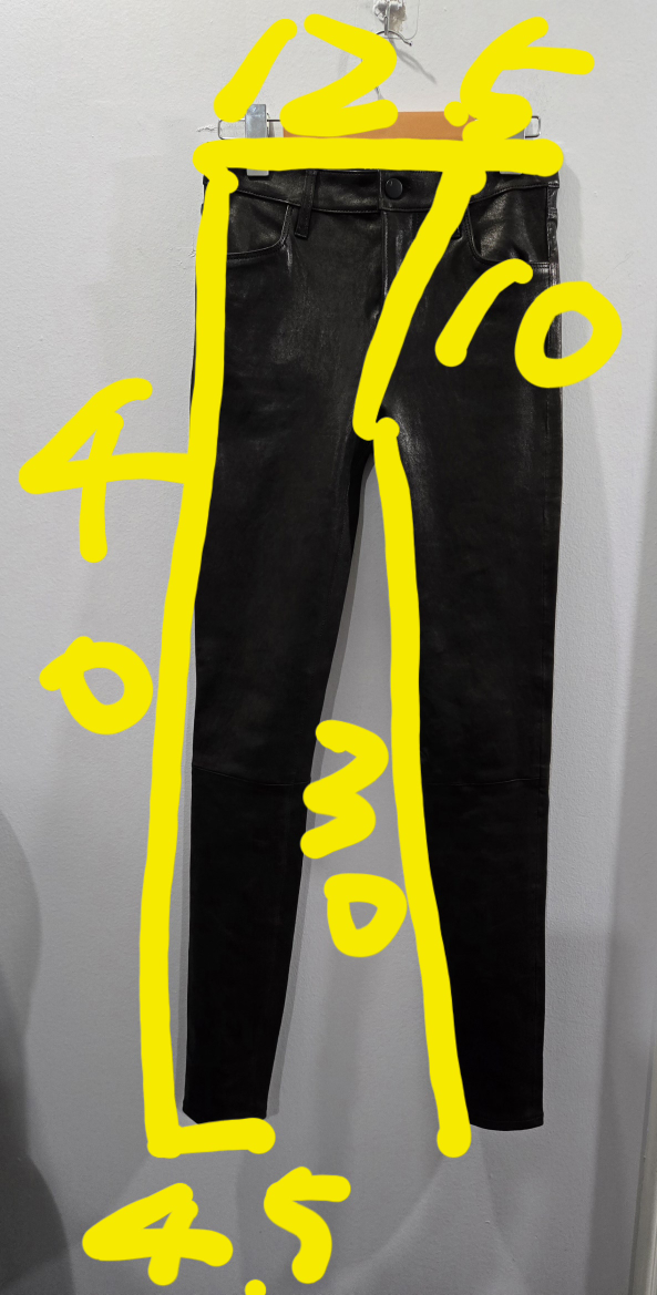 J Brand lamb leather pants, size XS - photo 2