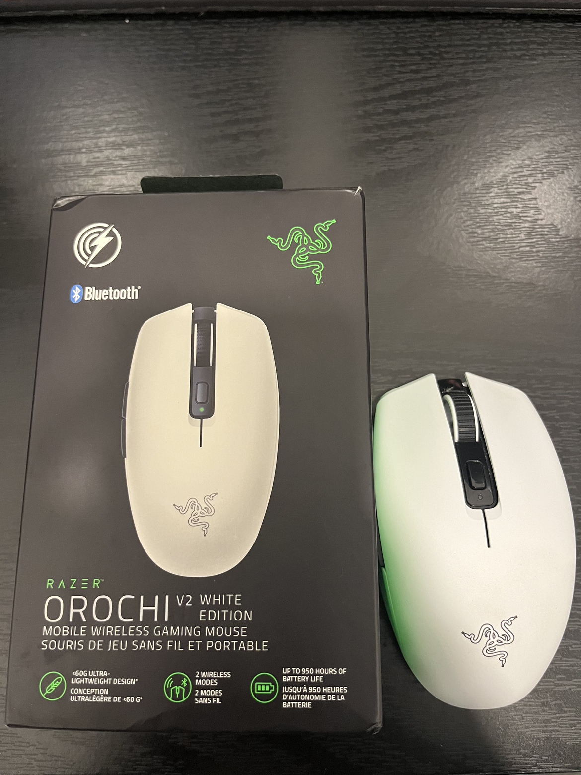 RAZER OROCHI V2 WHITE WIRELESS GAMING MOUSE - photo 2