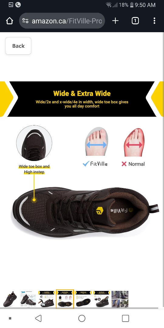 NEW !  Safety Work Shoes 'steele toed' image indicator(3)