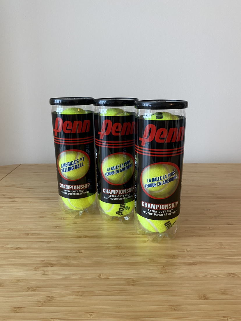 Penn tennis ball cans