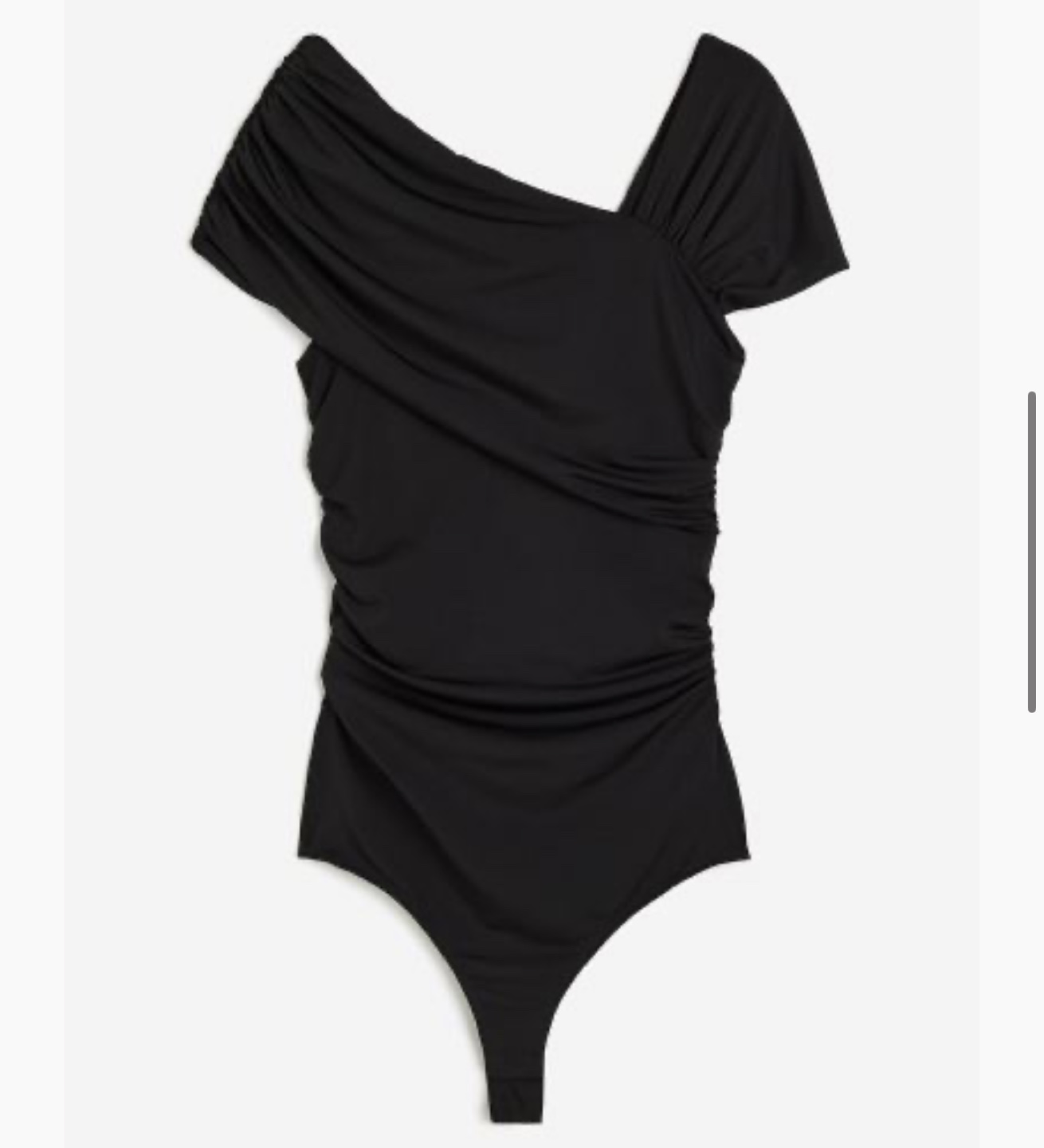 H&M Asymmetrical off-the-shoulder bodysuit (Small) image indicator(2)