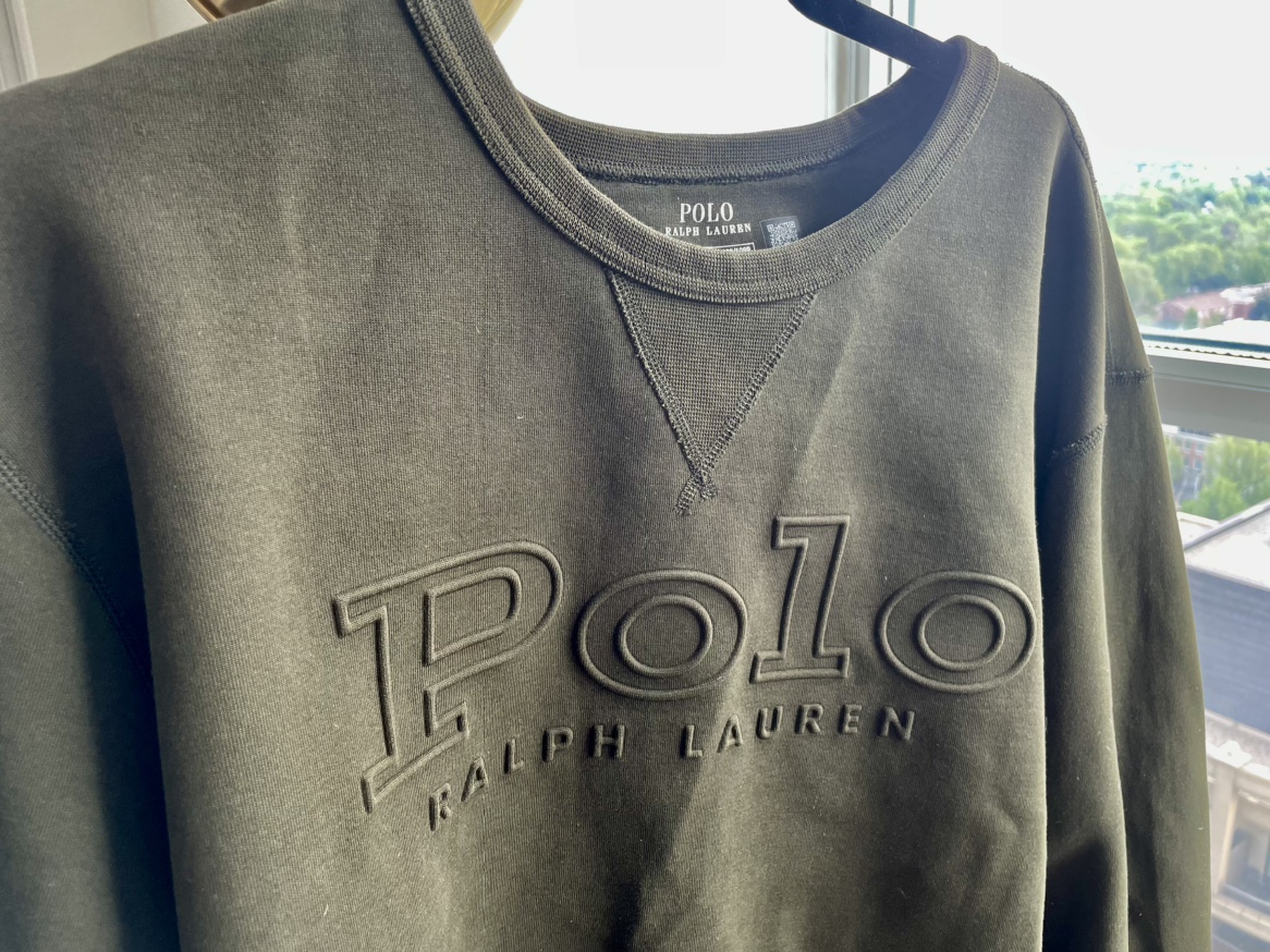 Ralph Lauren Polo sweatshirt in dark green thumbnail
