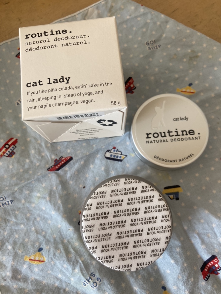 Natural deodorant pina colada