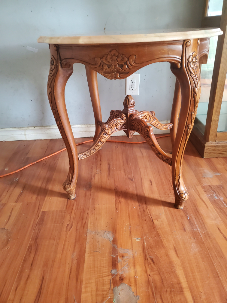 cute small marble coffee table - photo 2