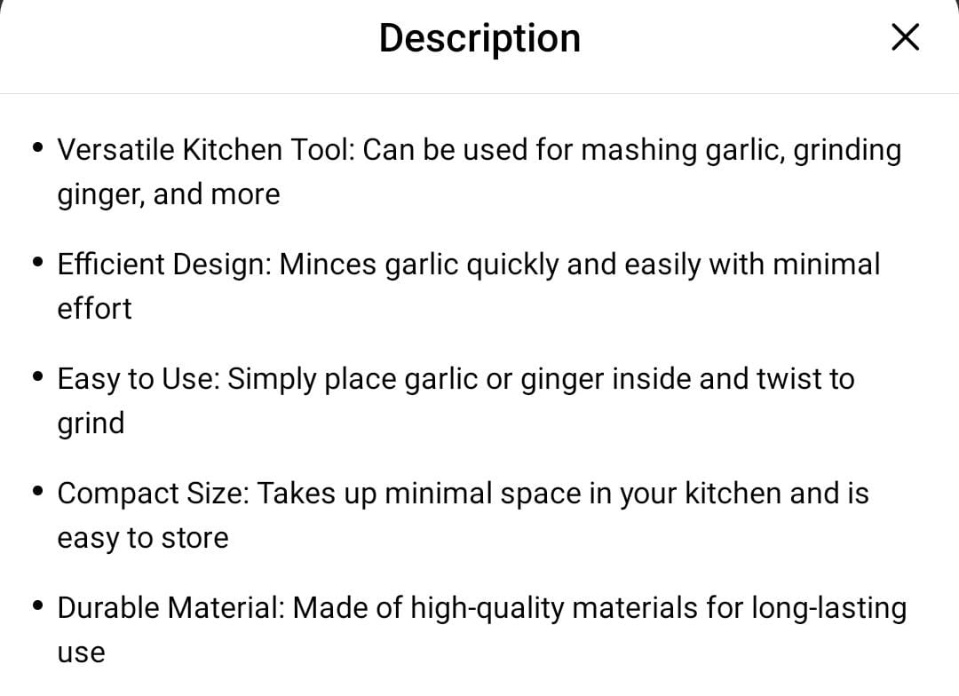 1pc Multifunctional Garlic Masher, Ginger And Garlic Grinder - photo 5