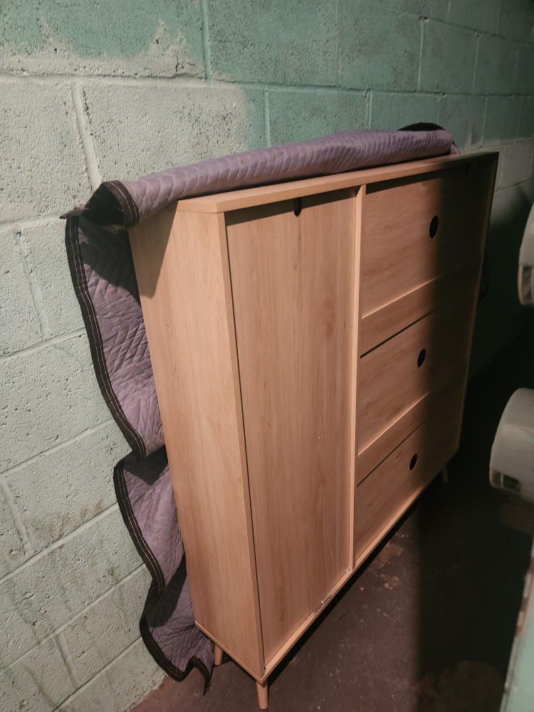 Almost brand new shoe rack or storage furniture.