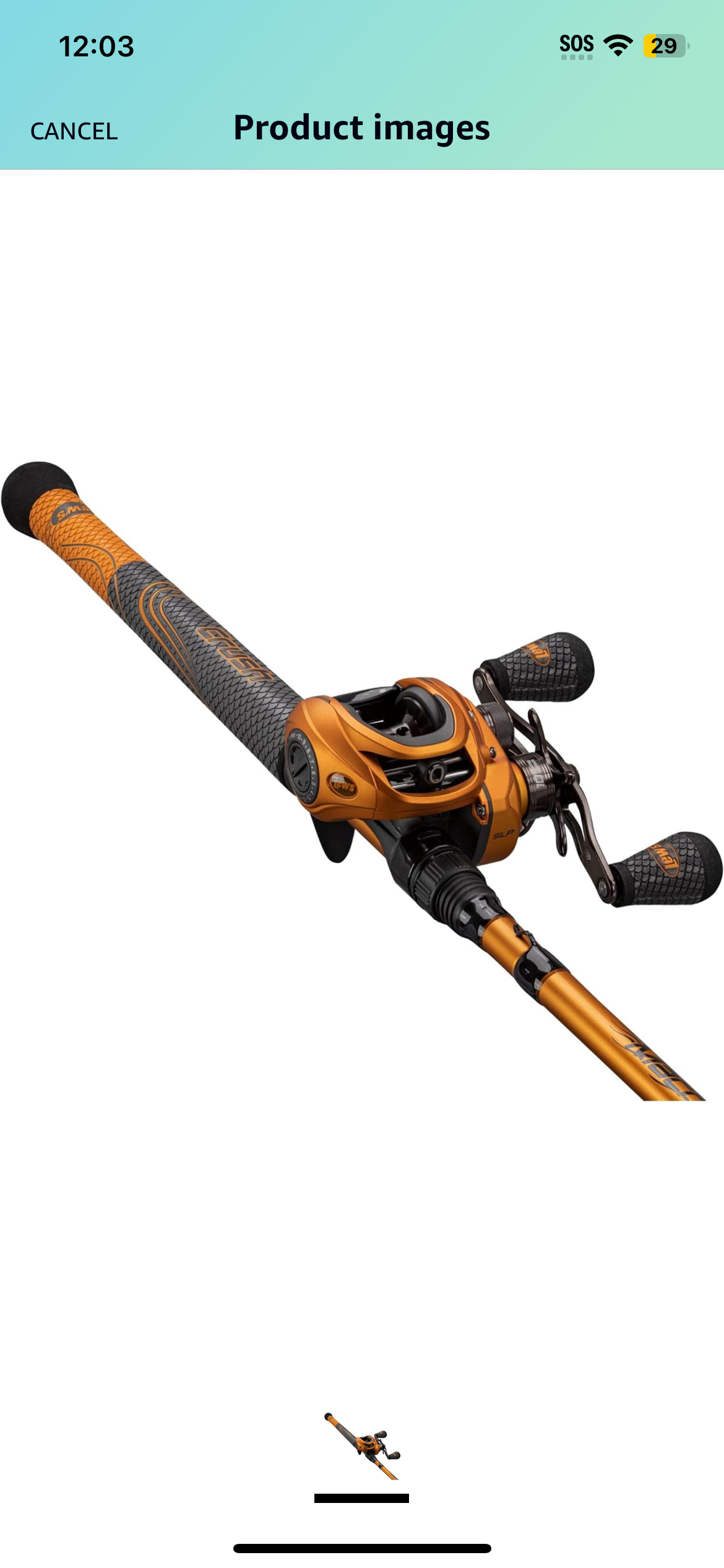 It's new-in-box Mach Crush SLP Baitcast Combo