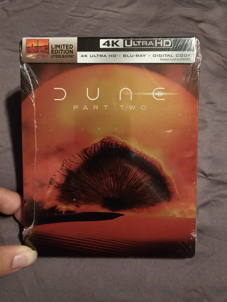 Dune Part 2 limited edition presale Steelbook thumbnail