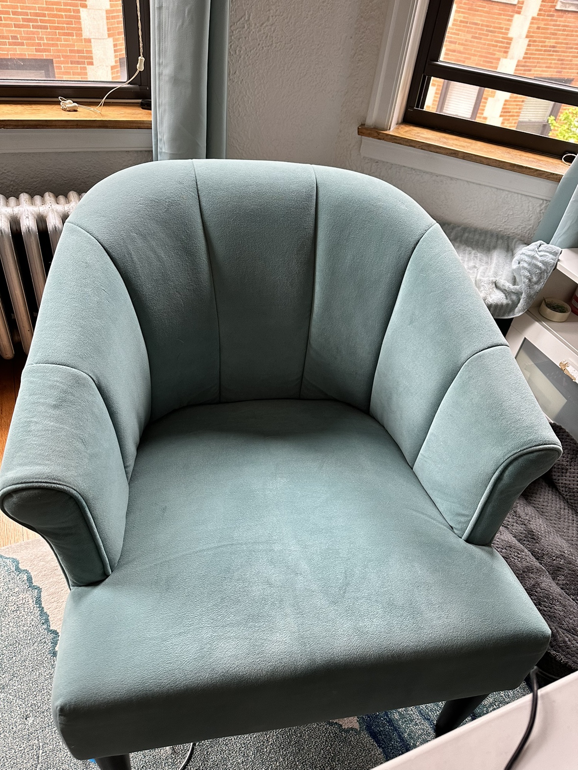 Light Turquoise Accent Chairs (2) - photo 3