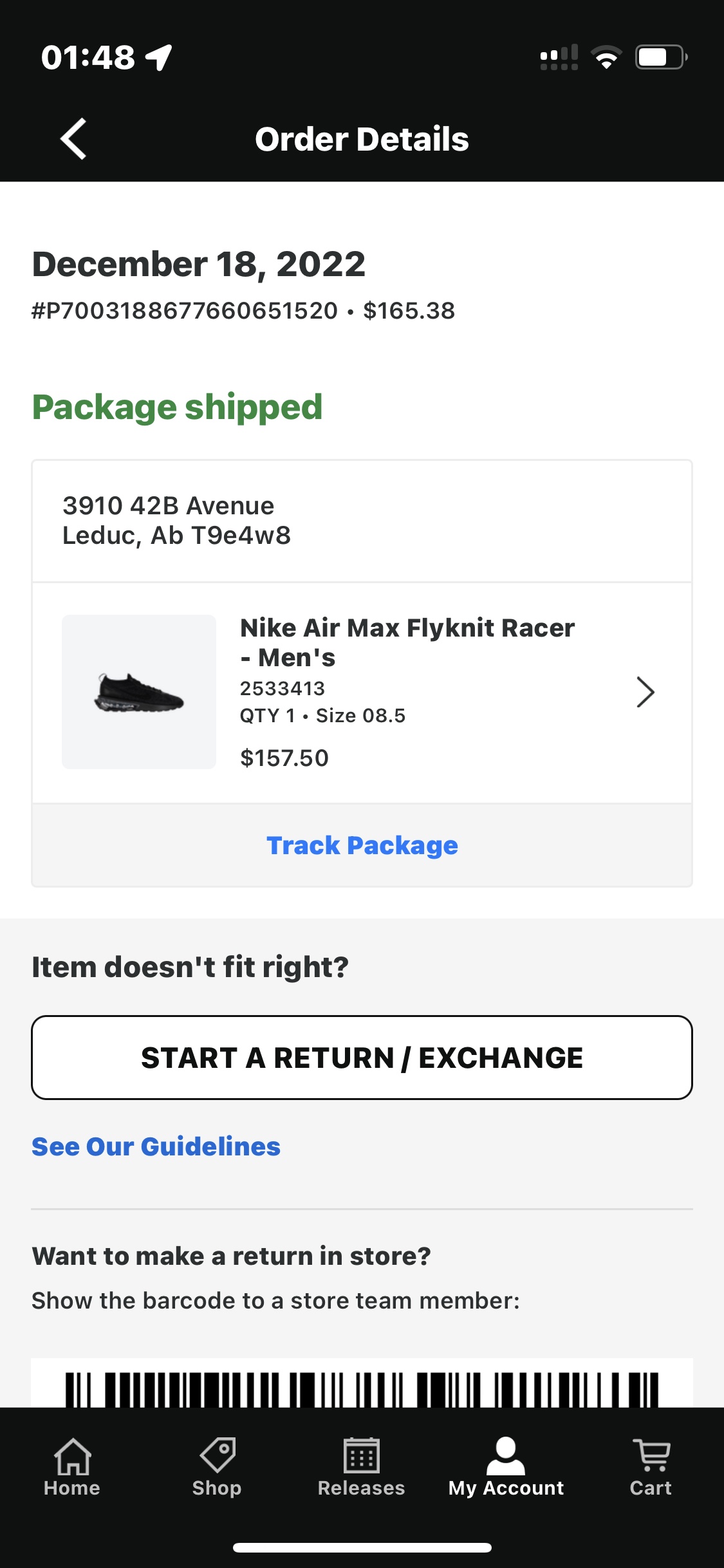 Nike Air Max flyknit racer 8.5 image indicator(4)