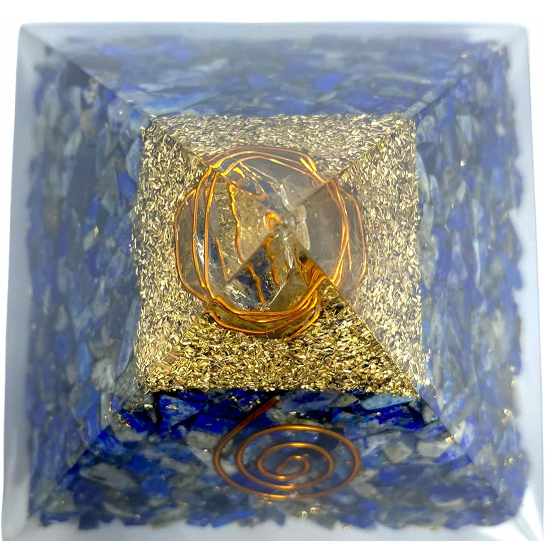 NEW BLUE ORGONE PYRAMID - photo 3