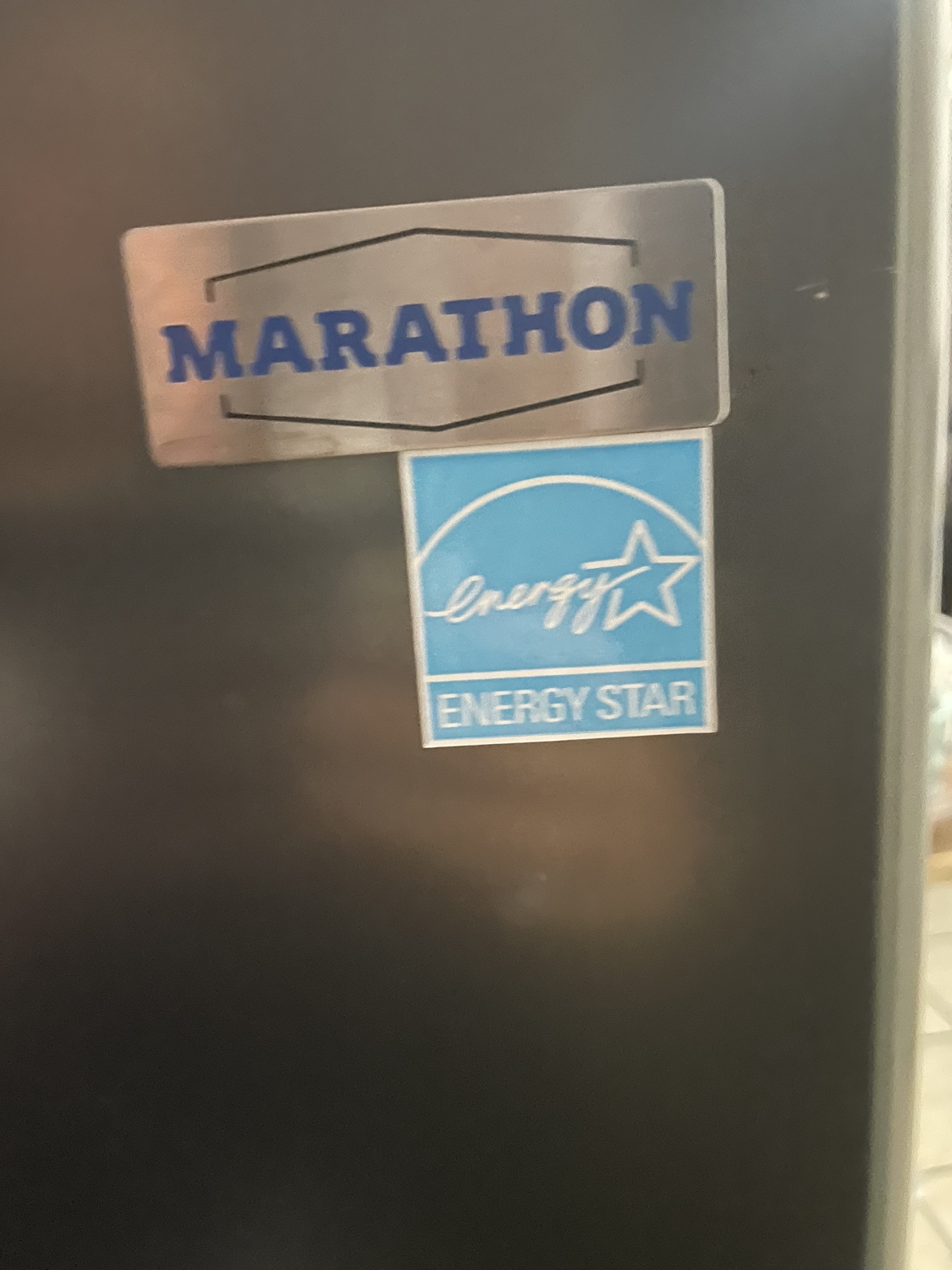 Marathon 22" Black Steel All-Refrigerator image indicator(3)