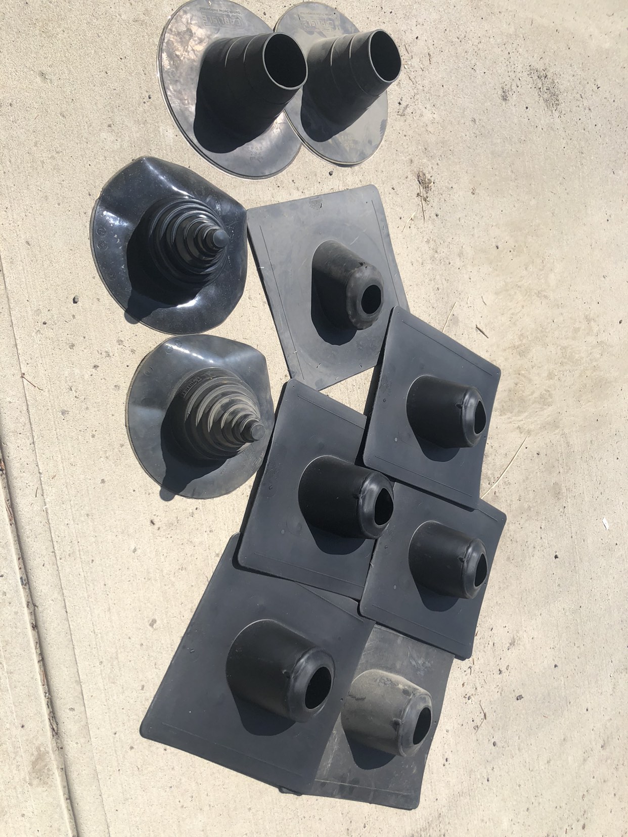 Plastic roofing stuff