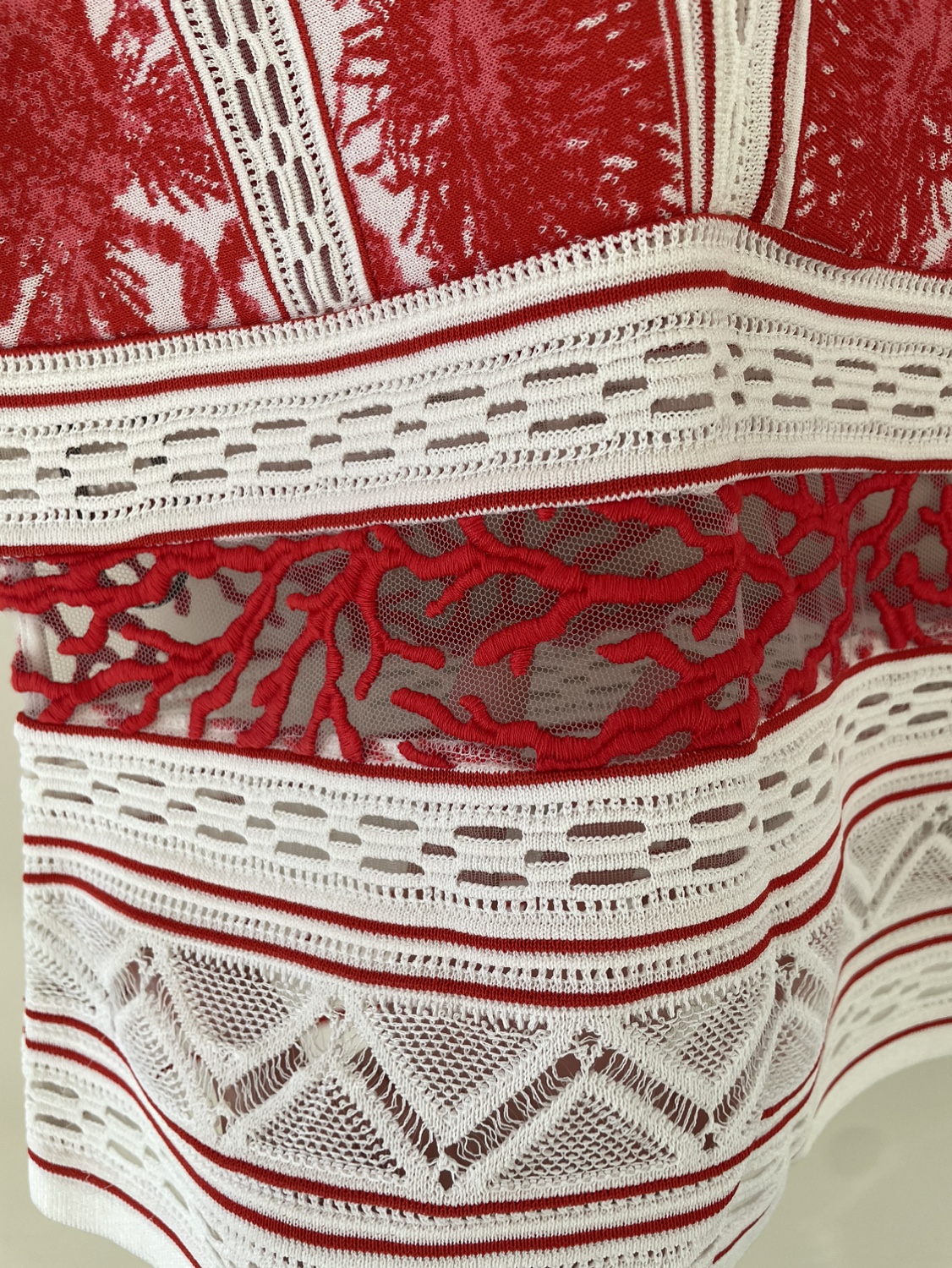 Roverto Cavalli Coral Jacquard Top image indicator(6)