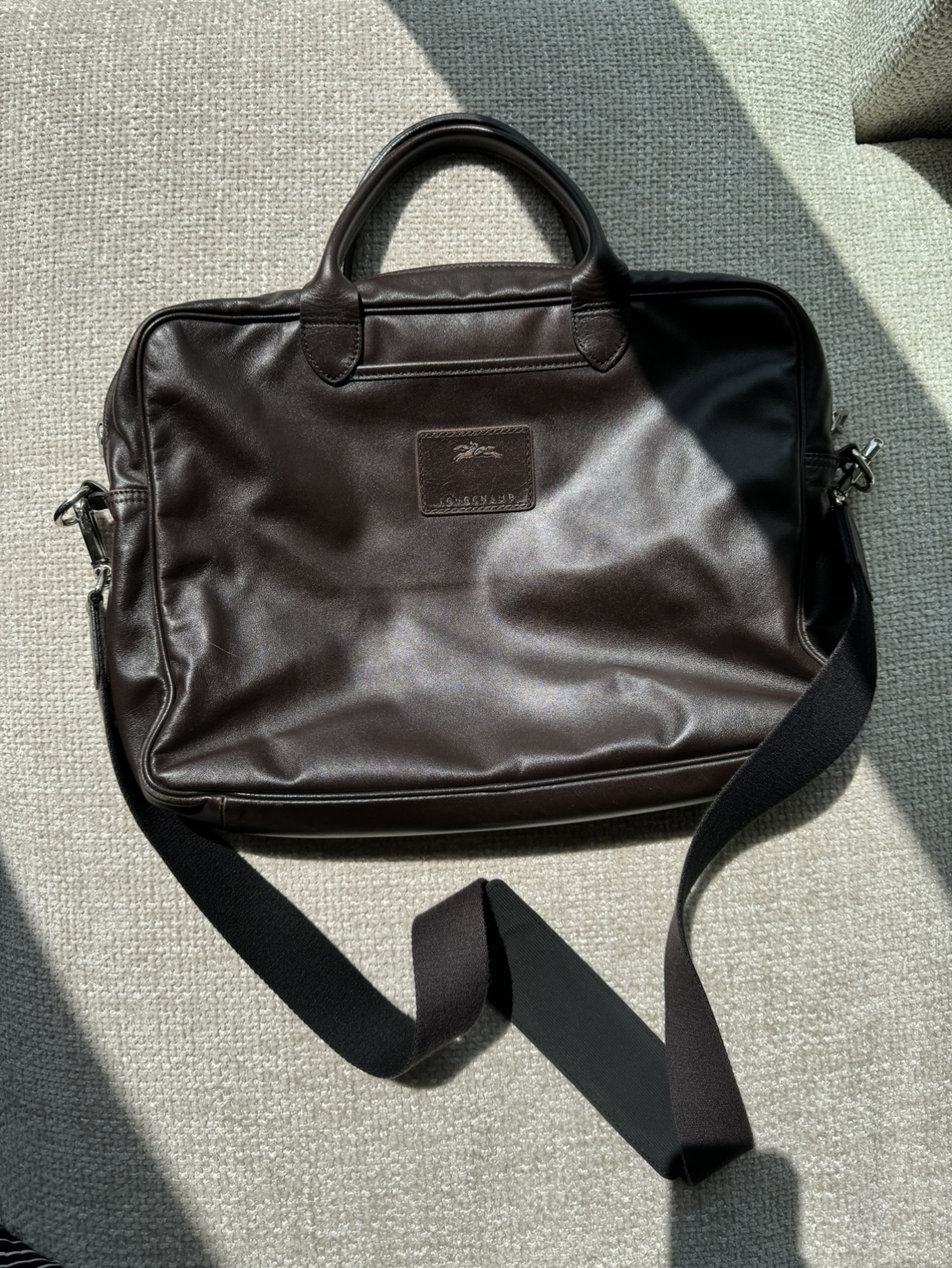Longchamp Brown Soft Leather Briefcase - photo 4
