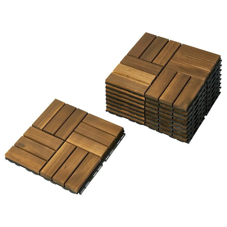 Ikea Runnen (indoor grass and wooden tiles) for sale - photo 2