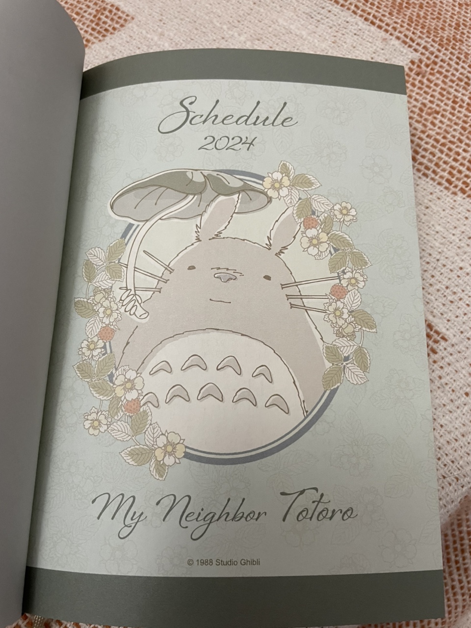 Studio Ghibli 2024 weekly planner