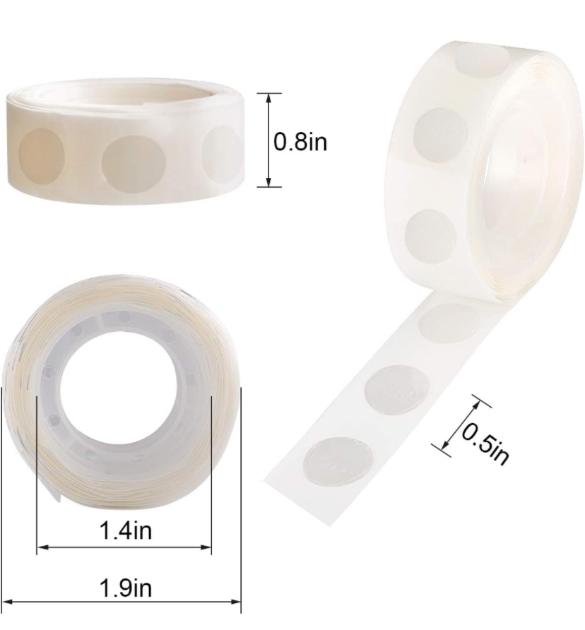 Adhesive Clear Glue Dots image indicator(2)
