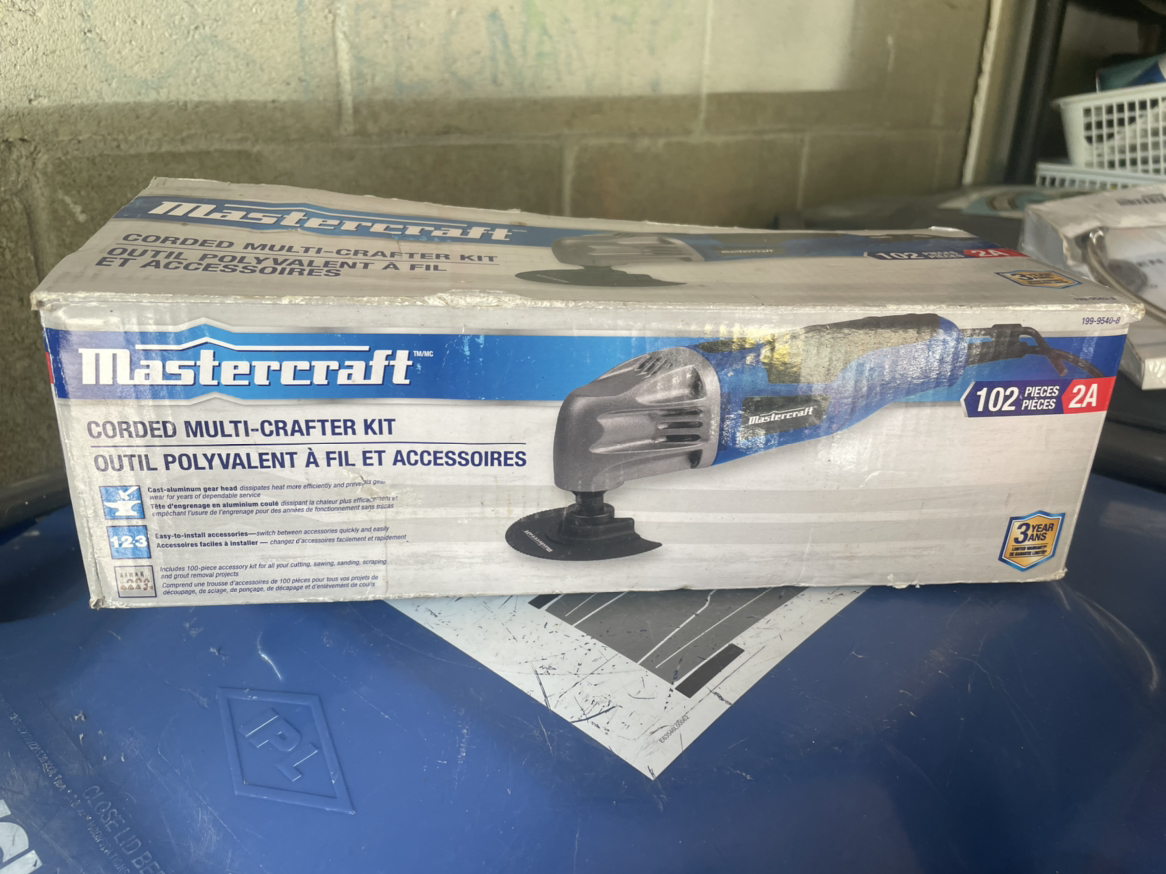 Brand new mastercraft corded multi-crafter kit
