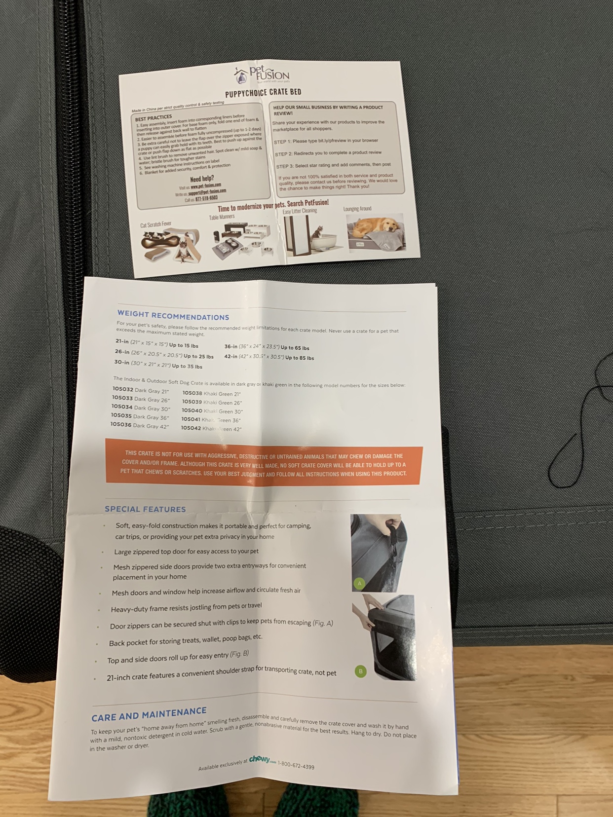 Frisco  3-Door Collapsible Soft-Sided Dog Crate image indicator(3)