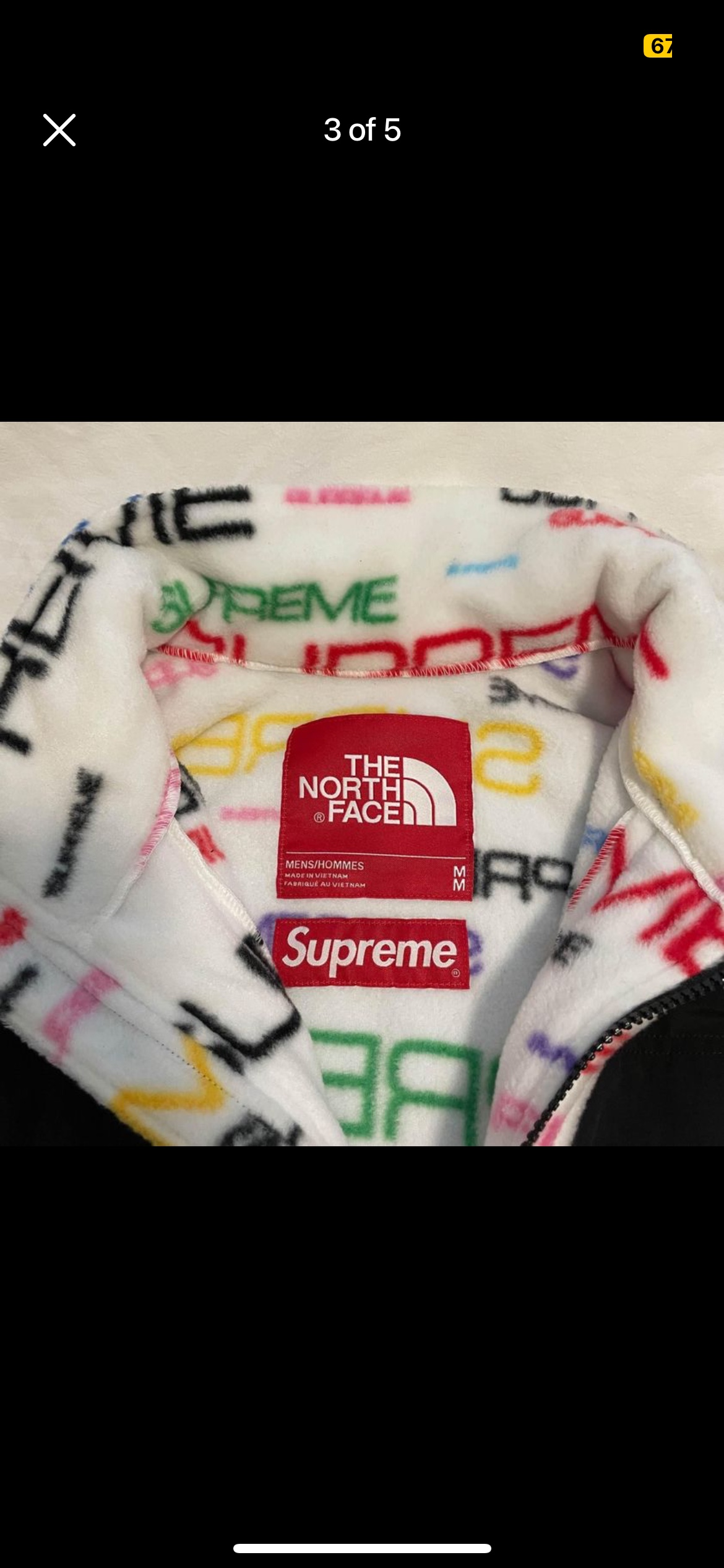 Supreme x North face steep tech fleece BNWT - photo 3