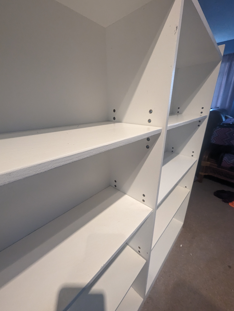Handmade White Bookshelf - photo 2