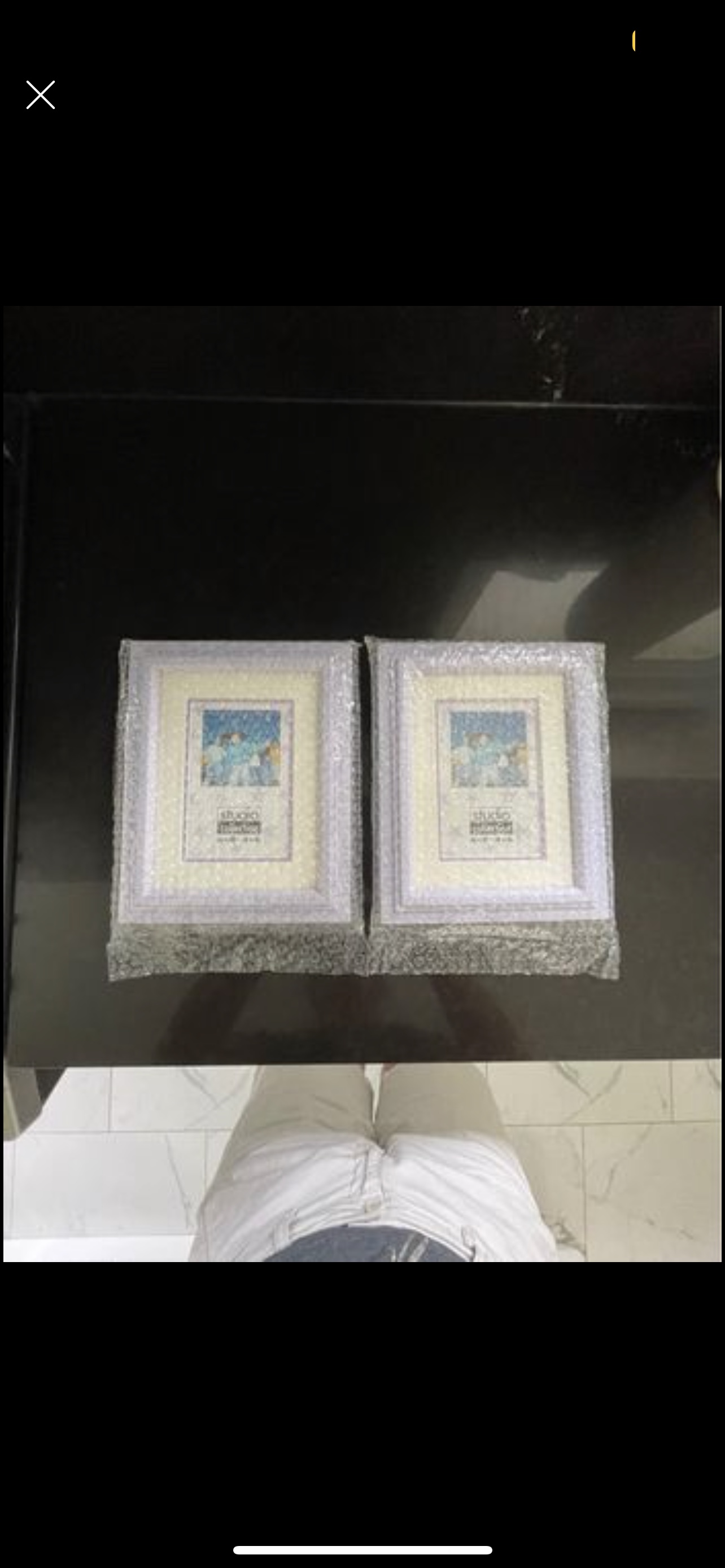 2 NEW WOOD PICTURE FRAMES image indicator(6)