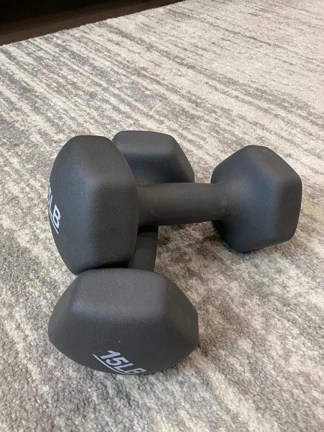 15 lb weights (set of 2)