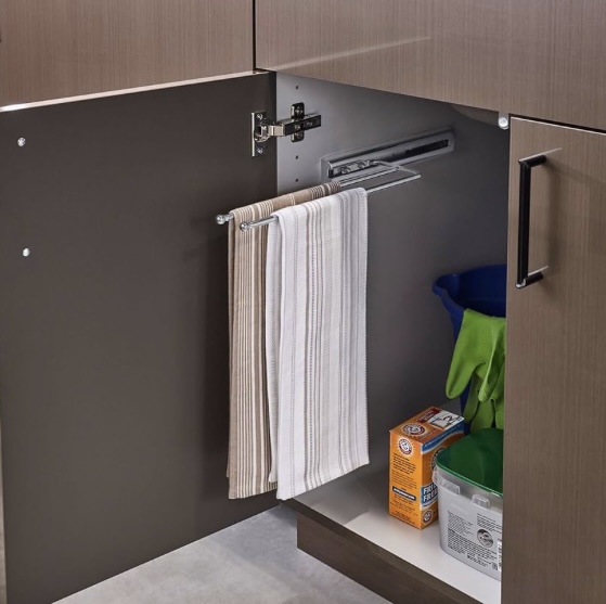 Towel Bar Organizer Under Sink thumbnail
