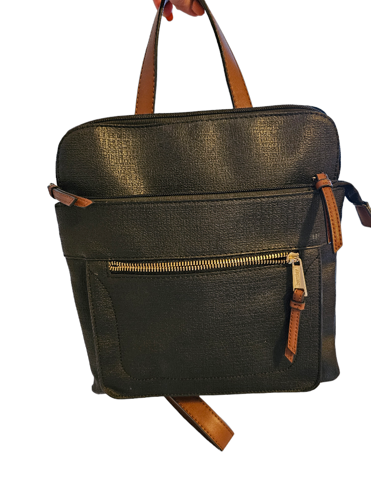 Chloe Convertible Crossbody to Small Backpack Faux Leather image indicator(2)