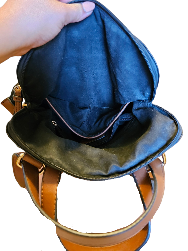 Chloe Convertible Crossbody to Small Backpack Faux Leather image indicator(4)