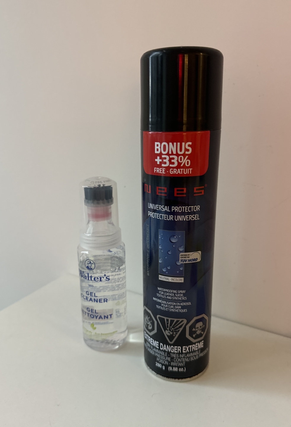 gel cleaner and waterproofing spray for shoes thumbnail