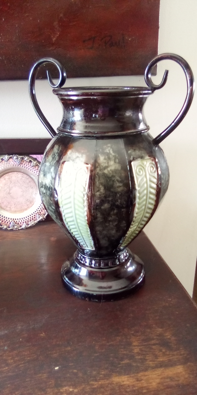 Metal Urn Vase thumbnail