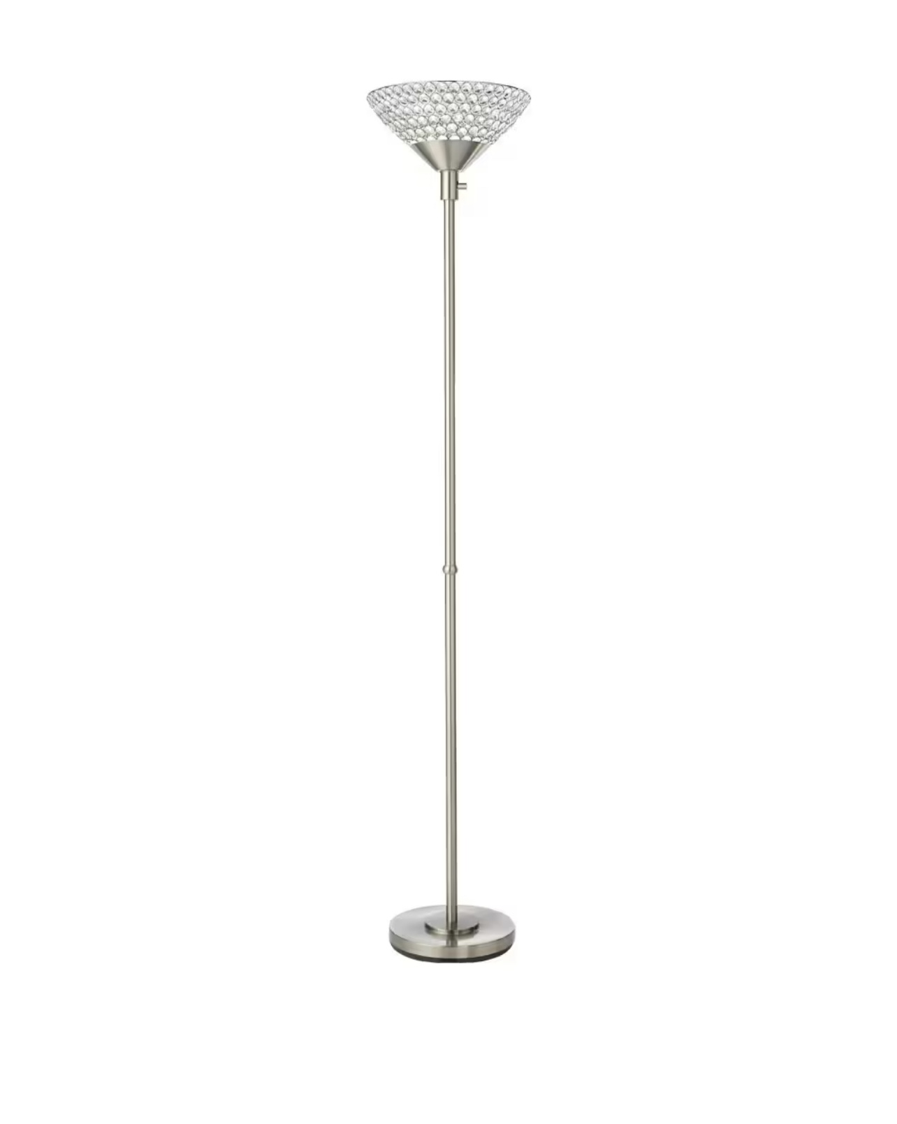 Home Decorators Collection 71 inch Brushed Nickel and Crystal LE - photo 2