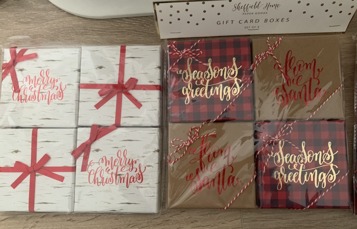 #FREECYCLE $0 Christmas Gift Card Boxes