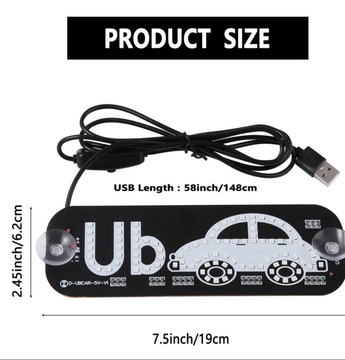 Led Uber Car Light Sign (Brand New) - photo 2