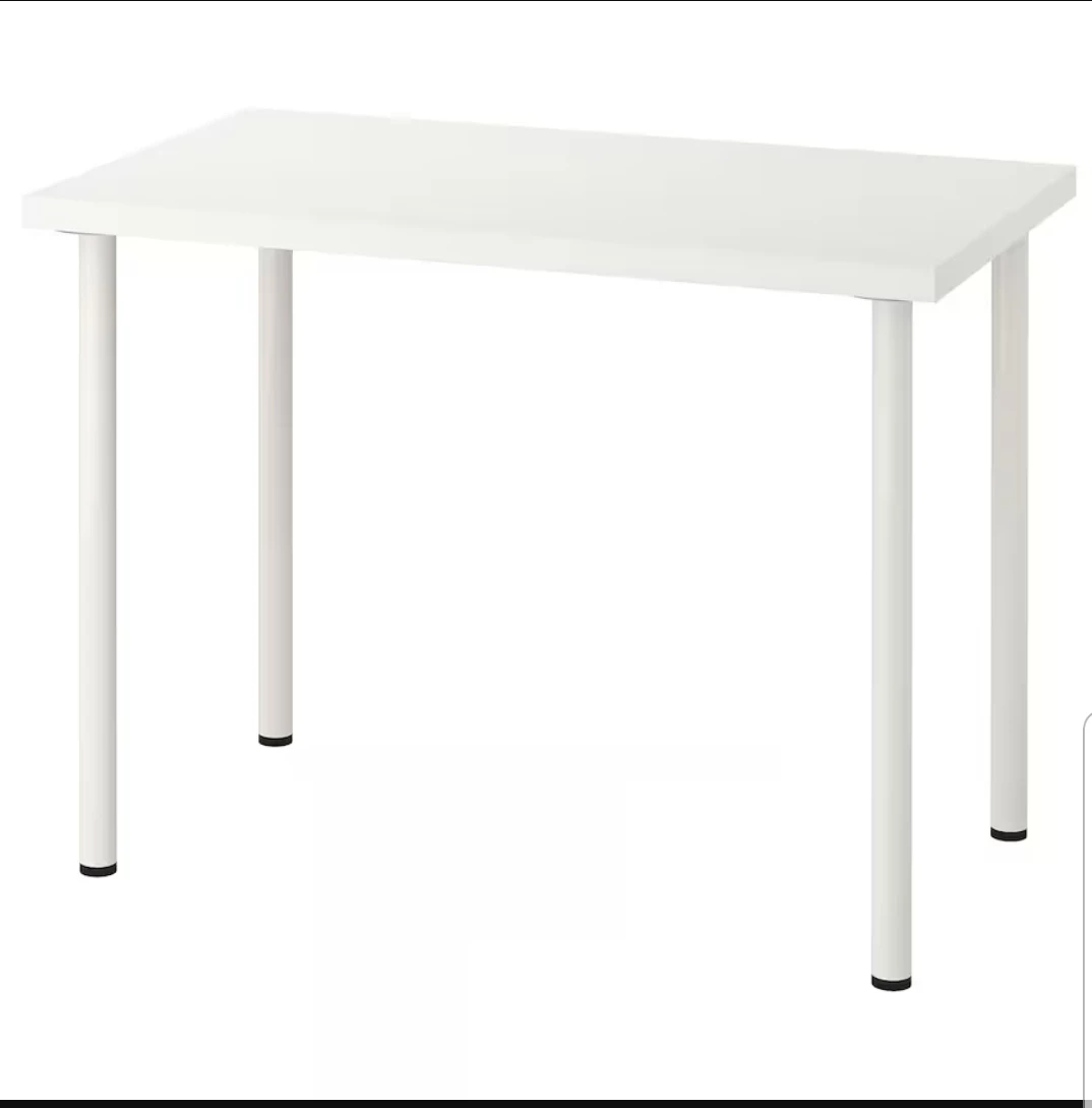 IKEA desk table- white thumbnail
