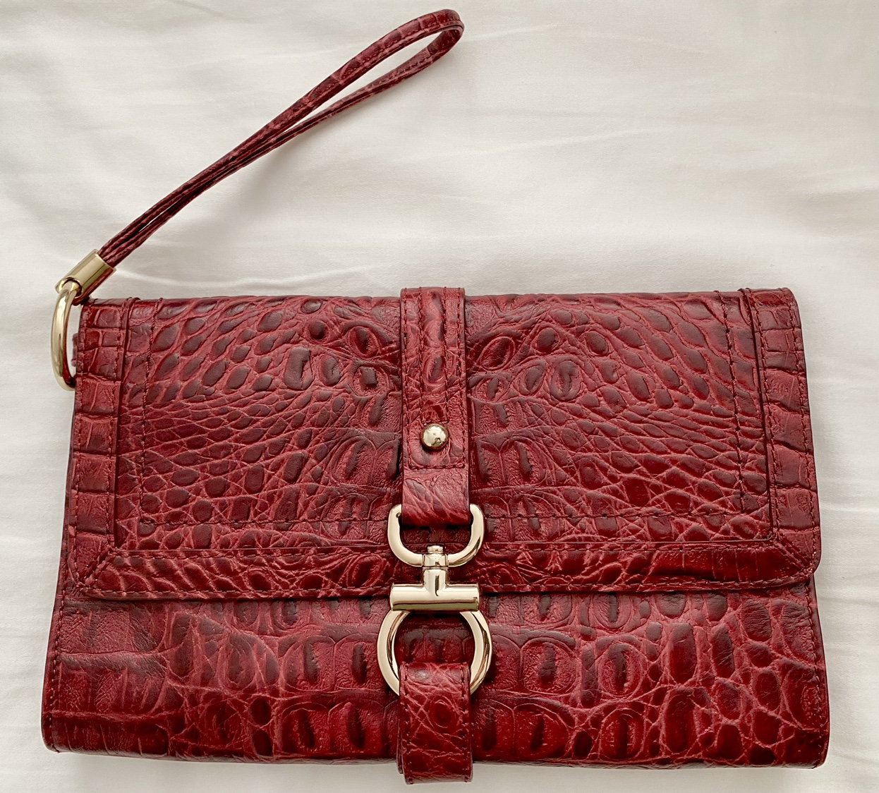 Brand new women's leather clutch