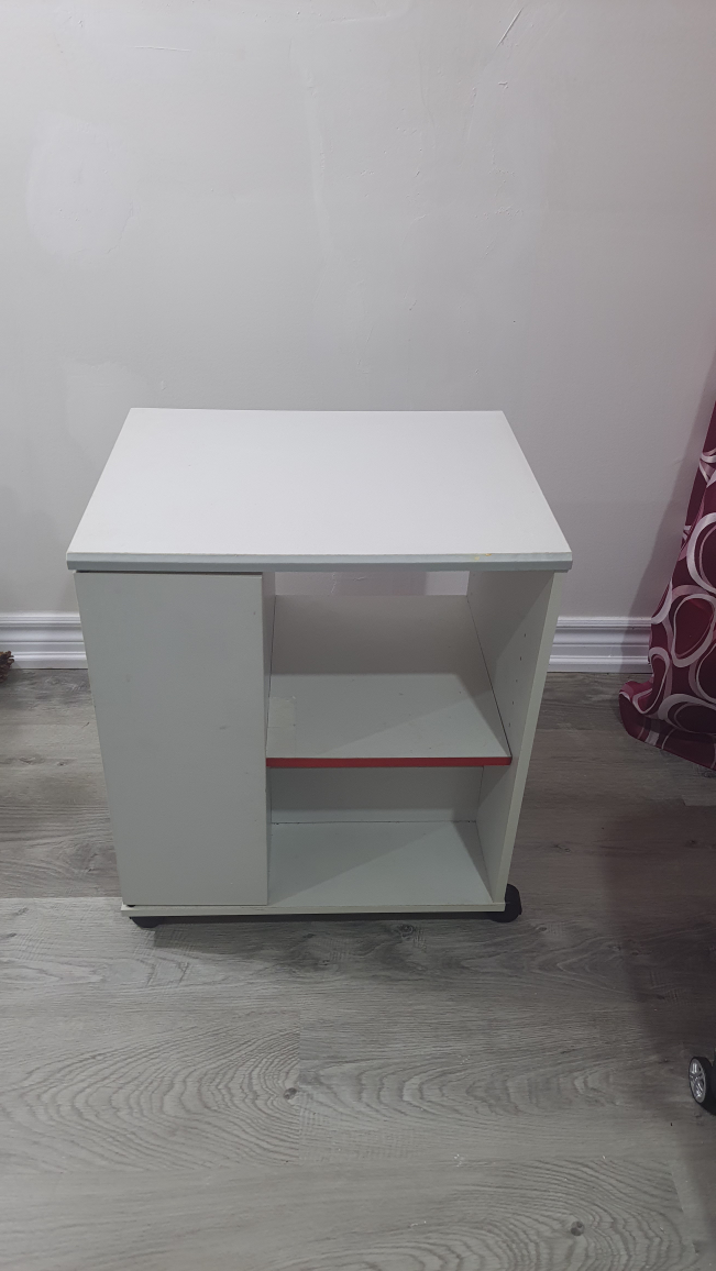 Mobile Side Table for Printer